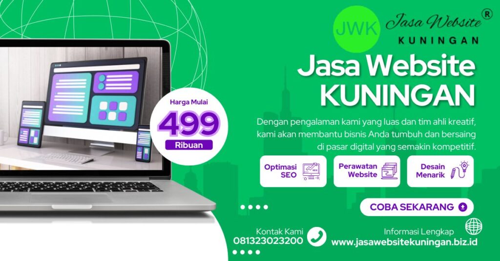 Jasa Pembuatan Website Kuningan Terdekat